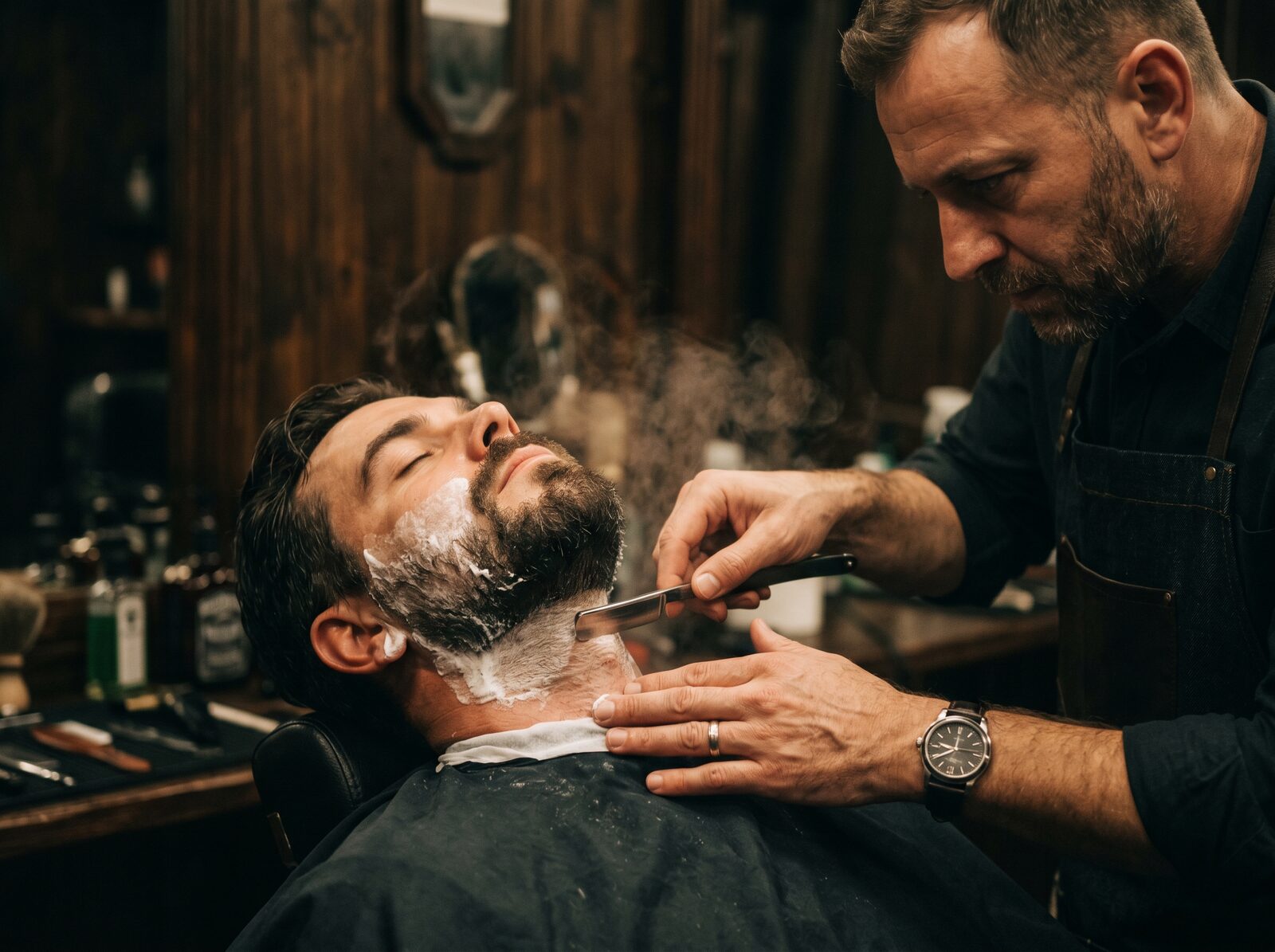 Ironside Barber Co. detail