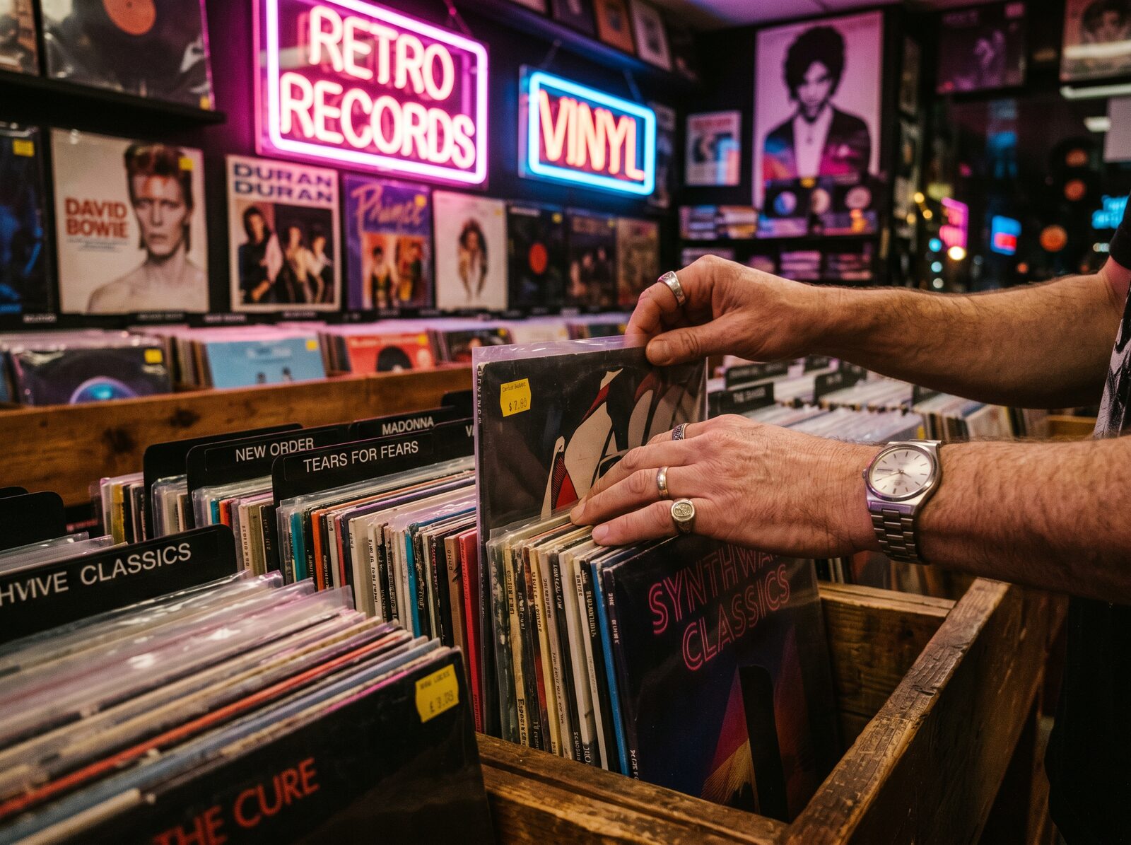 Vinyl & Pixels detail